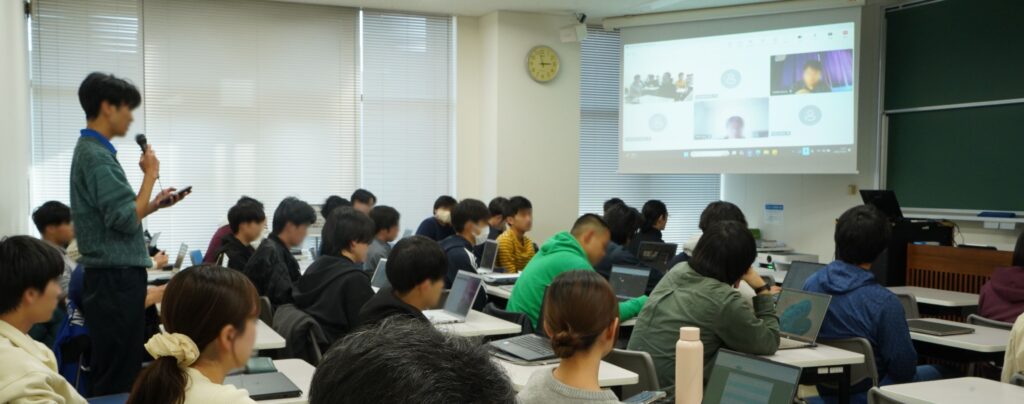 夏期工場実習報告会の様子